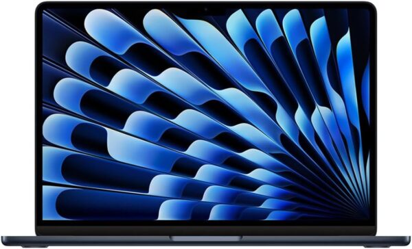 Apple 2024 MacBook Air 13.6" with M3 Chip: 256GB SSD, 8GB RAM, Touch ID, 1-Year Limited Warranty, Midnight.