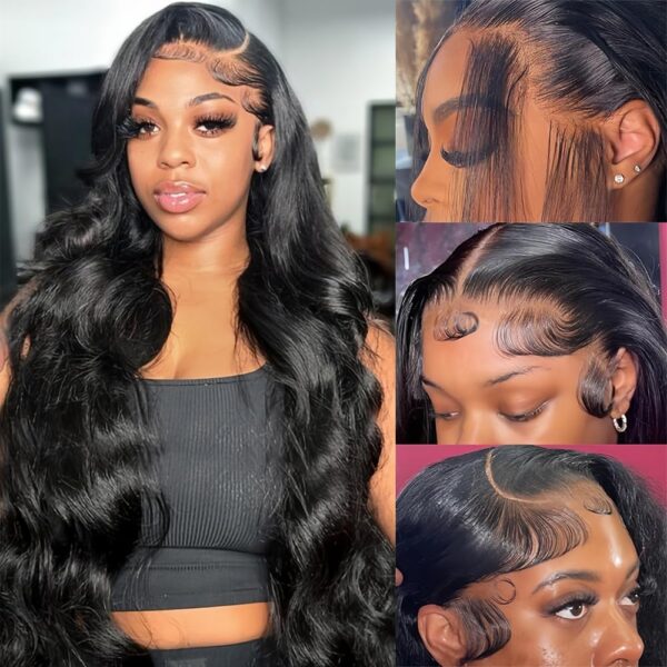 28" HD Lace Front Body Wave Wig for Black Women