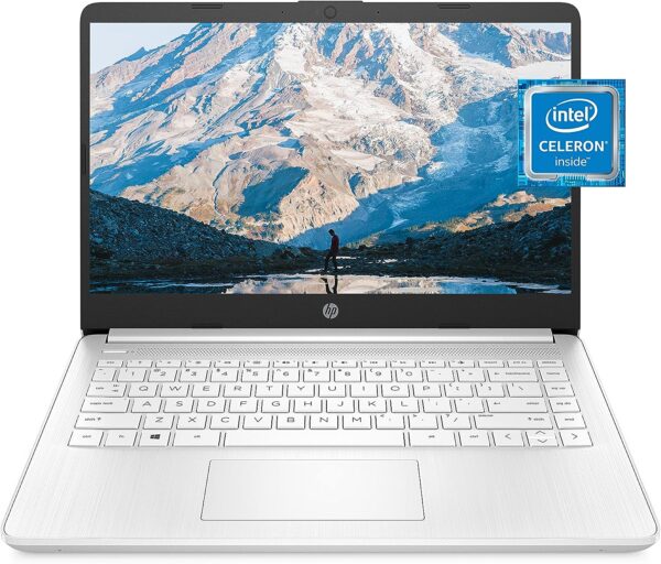 HP 14 Laptop, Intel Celeron N4020, 4 GB RAM, 64 GB Storage