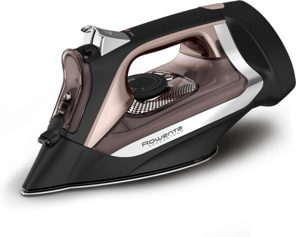 Rowenta, Iron, Access Stainless Steel Soleplate Steam Iron with Retractable Cord, Powerful Steam Diffusion