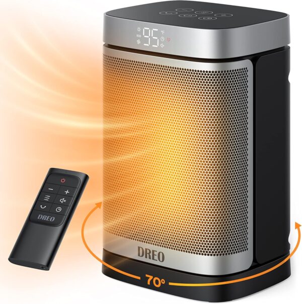 Dreo Space Heater, 1500W Portable Electric Heaters for Indoor Use