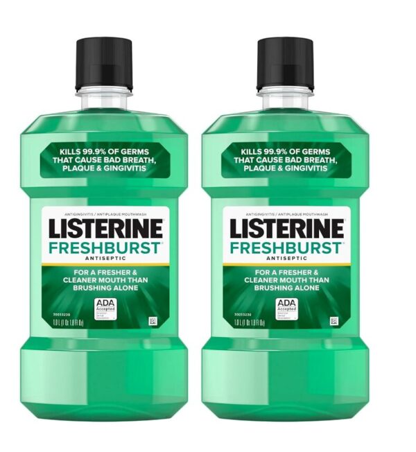 Listerine Freshburst Antiseptic Mouthwash for Bad Breath