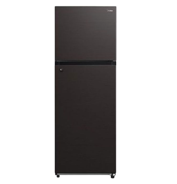 Midea 173 Litres Double Door Refrigerator- Jazz Black