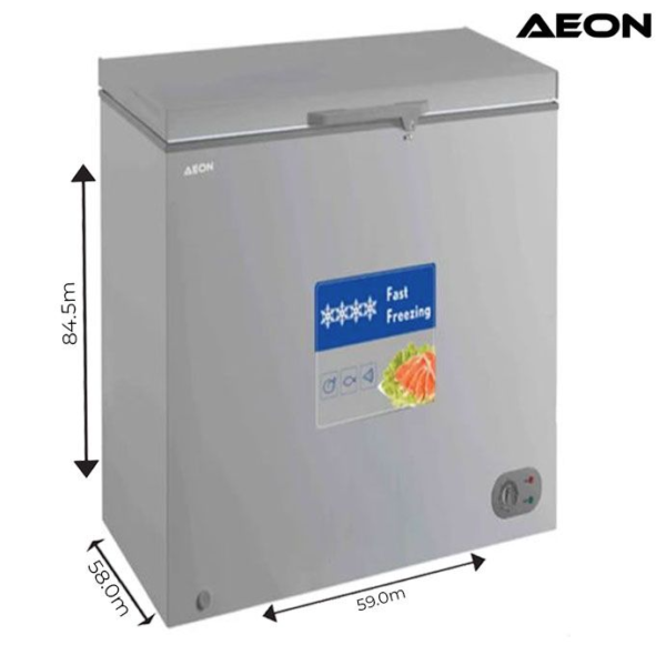 Aeon 102 Litres Fast Freezing Chest Freezer - Silver