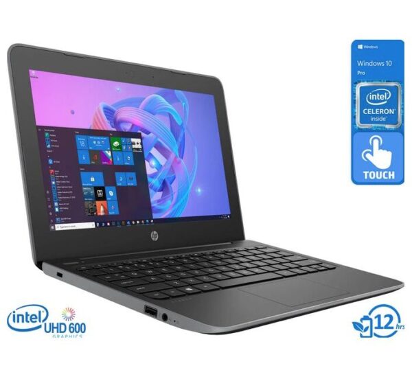 Hp Stream 11 Pro G5 TOUCHSCREEN-128GB SSD 4GB RAM- Intel Celeron - Windows 10 Pro + Bag