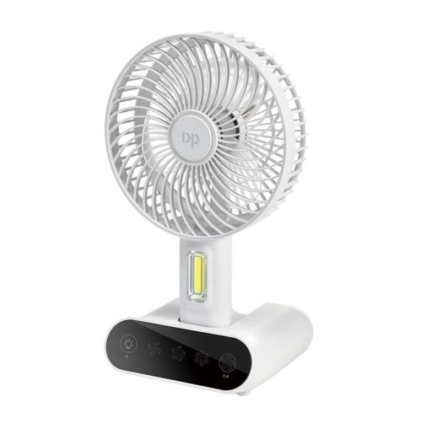 Dp Led-Light Rechargeable Table Fan