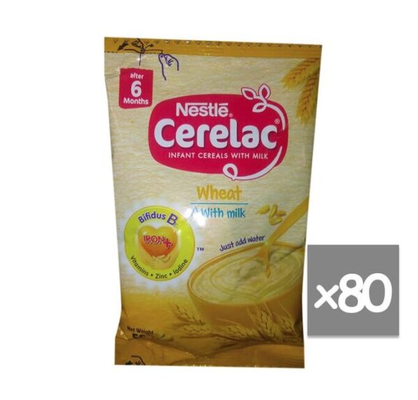 Nestle Cerelac Infant Cereals Wheat with Milk 50g x80