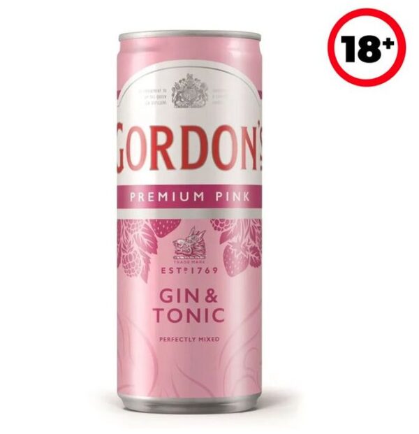 GORDON'S Gin And Tonic Flavoured 33cl x 24