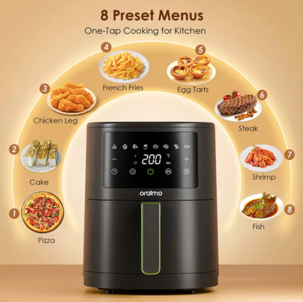 oraimo SmartAirFryer 2 3.5L 1500W Touch Control Air Fryer