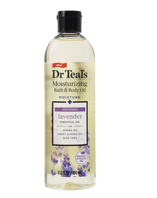 Dr Teal's Moist B&B Oil 8.8Oz Lavender
