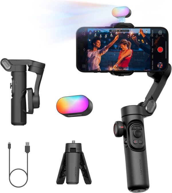 3-Axis Gimbal Stabilizer for Smartphone with face tracking