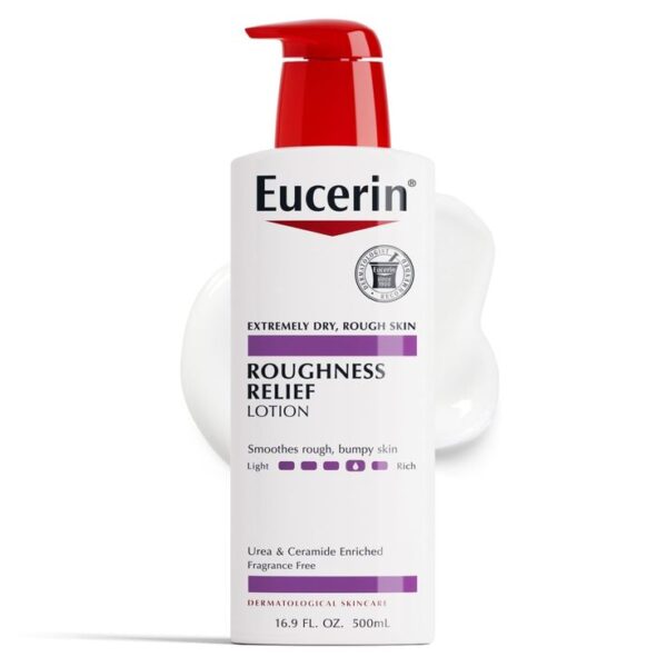 Eucerin Roughness Relief Lotion For Extremely Dry, Rough Or Bumpy Skin With Ceramide