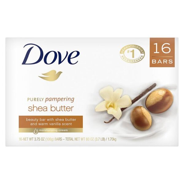 Dove Beauty Bar Soap With Shea Butter & Vanilla 100g.