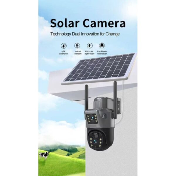V380 5MP Dual Lens Wireless Pan-Tilt-Zoom Camera (free 35gb memory card)