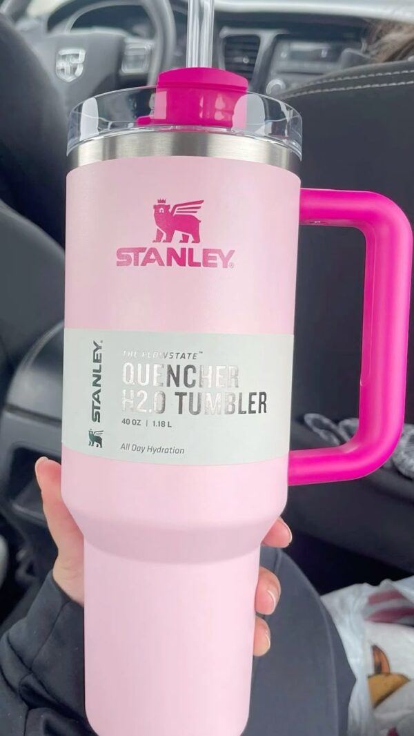Stanley H2.0 Flip Straw Stainless Steel Mug With Straw Cover